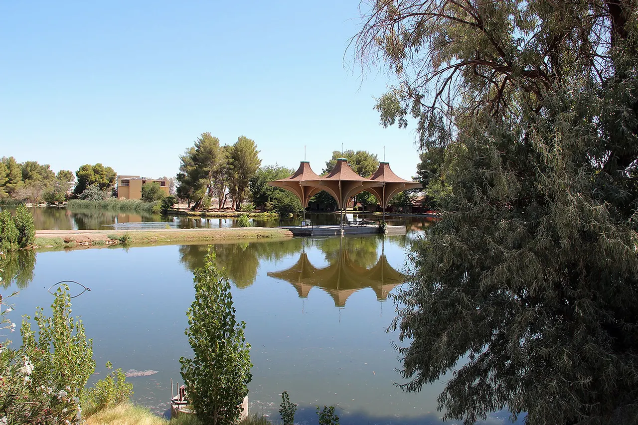 West side of Central Park in California City, CA