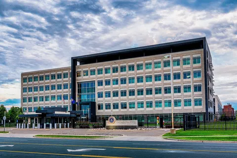 The Federal Bureau of Investigation (FBI) field office, Minneapolis Division, at 1501 Freeway Boulevard in Brooklyn Center, Minnesota.