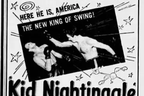 State Theater advertisement for the American films The Man They Could Not Hang (1939) and Kid Nightingale (1939) - 20 Nov. 1939 Morning Call , Allentownn PA