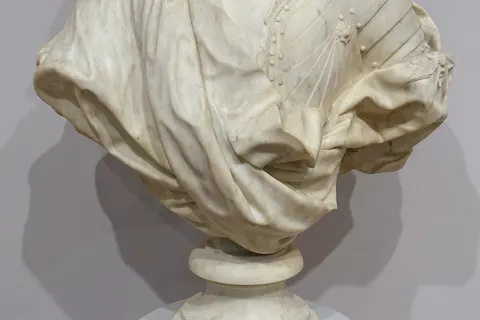 Sculpture in the Fogg Art Museum, Harvard University , Cambridge, Massachusetts , USA . This artwork is in the public domain because the artist died more than 70 years ago.The Fogg Museum, opened to the public in 1896, is the oldest and largest component of the Harvard Art Museums.