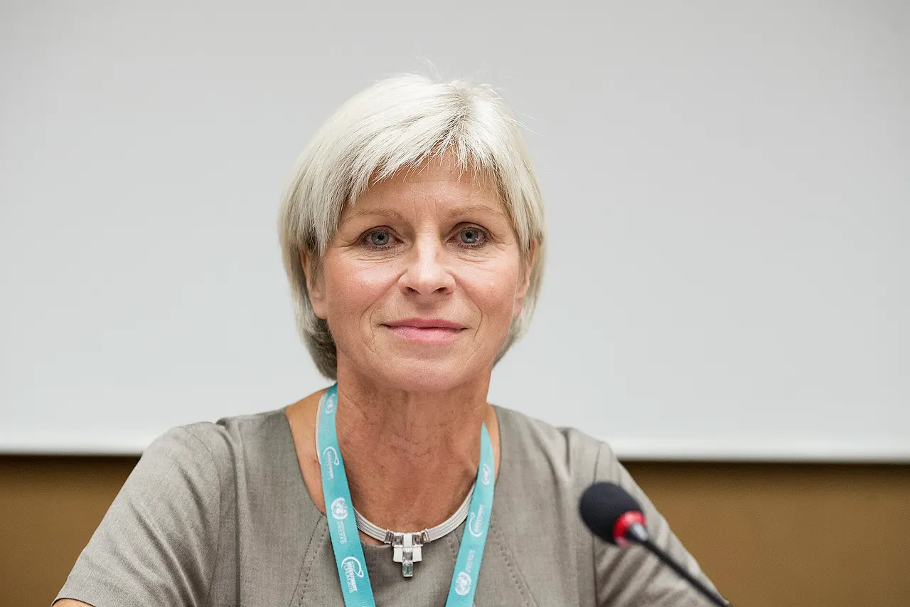 Verena Utzinger, President, SABC attends the « Talking Business Africa II » interactive session during the Wolrd invesment Forum 2018, palais des Nations. 24 October 2018. UNCTAD Photo by Violaine Martin