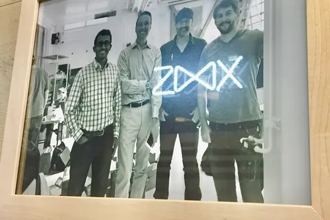 I am sharing some of my photos starting from their founding in 2014 (when I led their seed round at DFJ) to the present day. Zoox built their first test vehicles in the SLAC Firehouse and tested them on the private roadways there. This photo with the founders hung in the entrance hall there. I have many fond memories of their pioneering work in fully-autonomous mobility. And look at what they have accomplished: <a href=" https://Zoox.com " rel="noreferrer nofollow">Zoox.com</a> ♾++ Today's <a href=" https://blog.aboutamazon.com/company-news/were-acquiring-zoox-to-help-bring-their-vision-of-autonomous-ride-hailing-to-reality " rel="noreferrer nofollow">announcement from Amazon</a>.