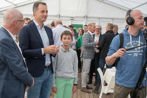 Alexander De Croo visits Werktuigendagen Oudenaarde 2019