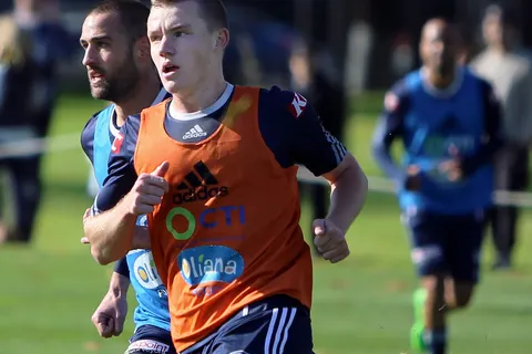 Scott Galloway training for Melbourne Victory, May 2015