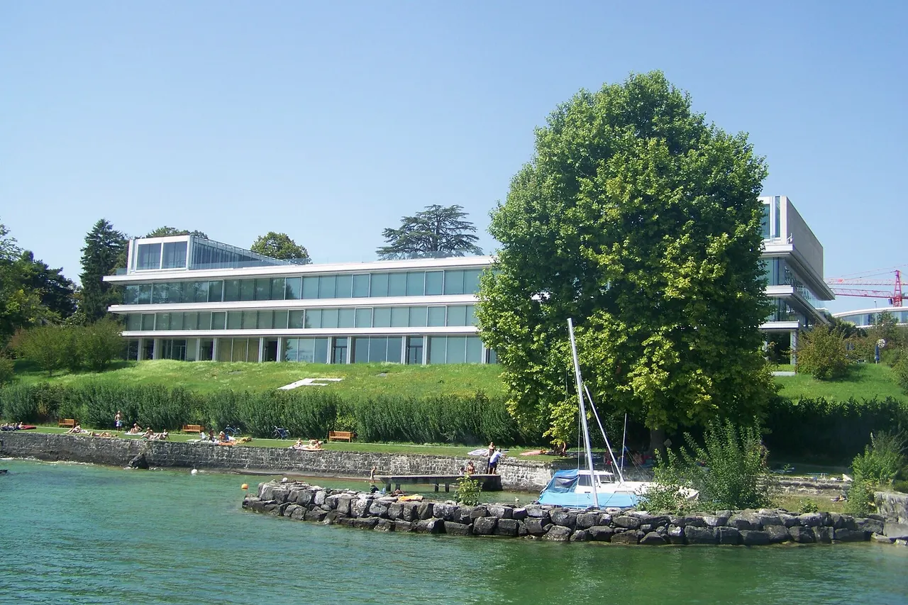 Building of UEFA ( Union of European Football Associations ) situated in Nyon , Switzerland .