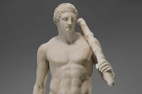 Statue of Hercules (Lansdowne Herakles); Unknown; Roman Empire; about A.D. 125; 70.AA.109.