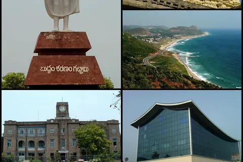 Montage of Visakhapatnam with Images from wikimedia commons