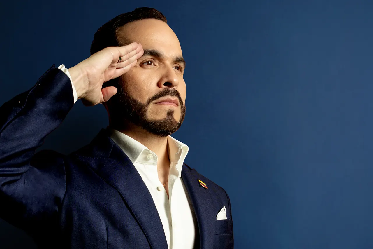 Presidential candidate Campaign shot blue background 2026