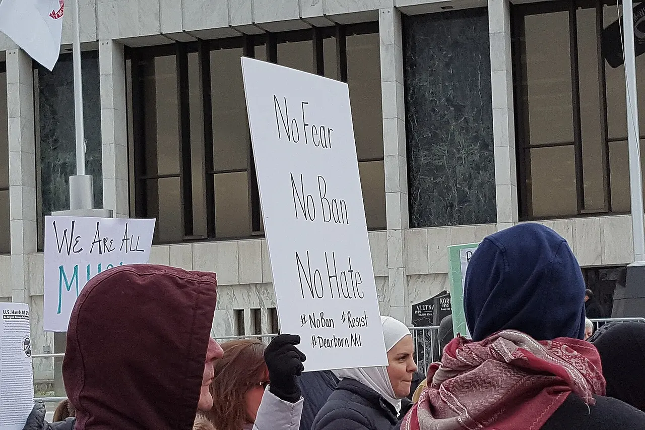 Demonstrations against Trump's January 2017 executive order on immigration, Dearborn, Michigan