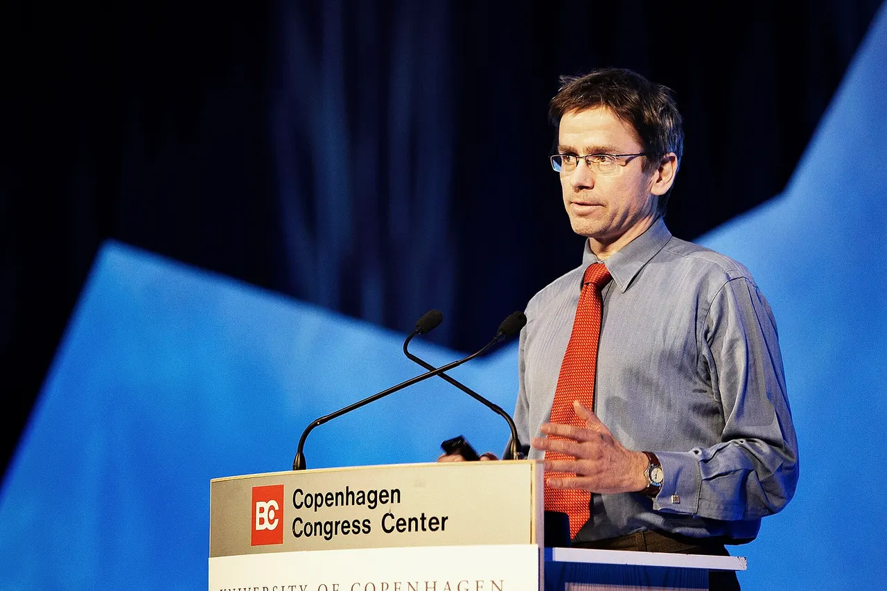 Foto: Lizette Kabré. Climate congress, Copenhagen 2009, 10-12 March. Professor Stefan Rahmstorf , Potsdam Institute for Climate Impact Research.