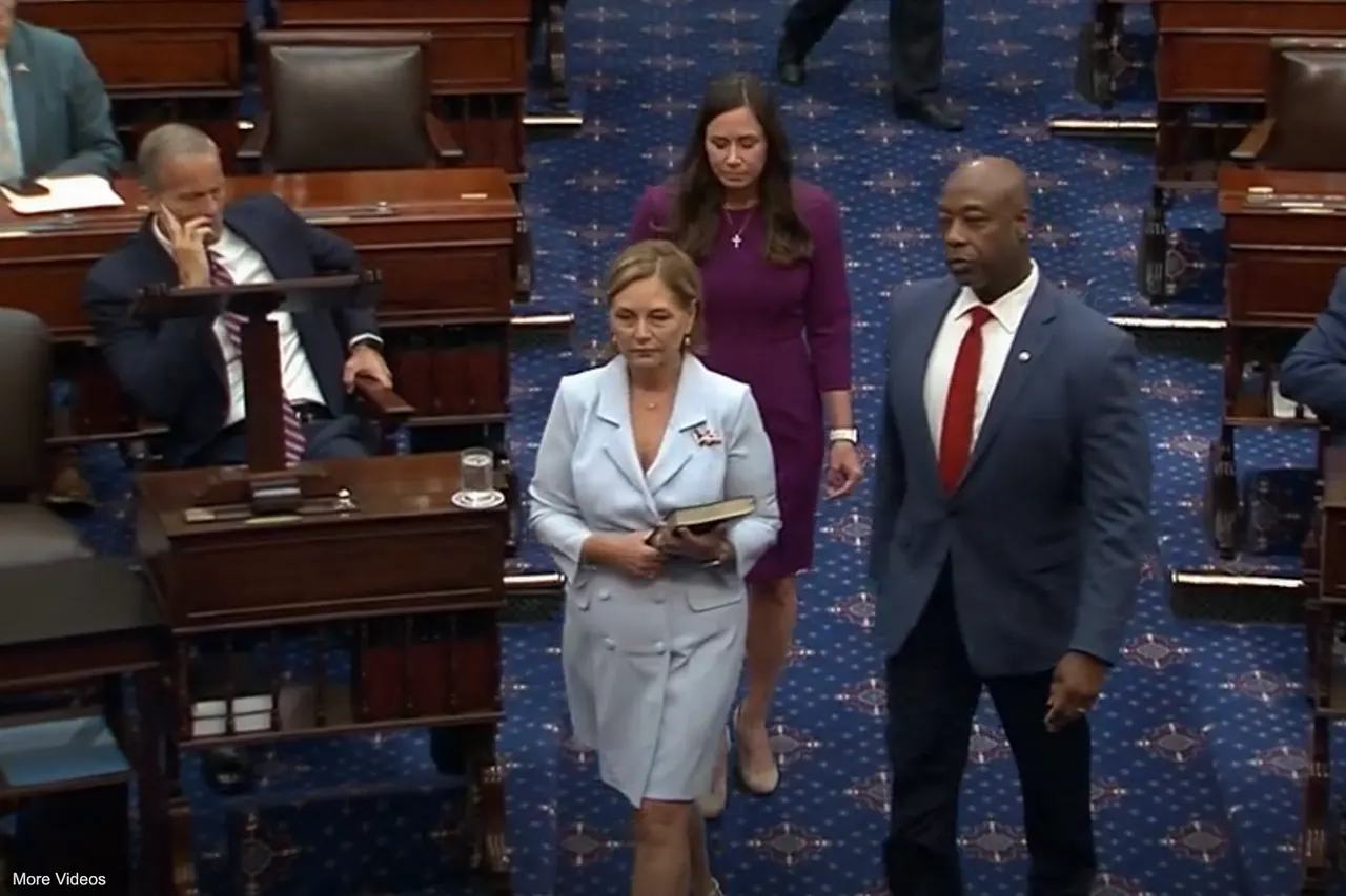 Darline Graham in the Senate Chamber