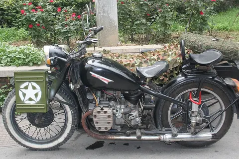 People's Liberation Army motorcycle in 2005 in Beijing
