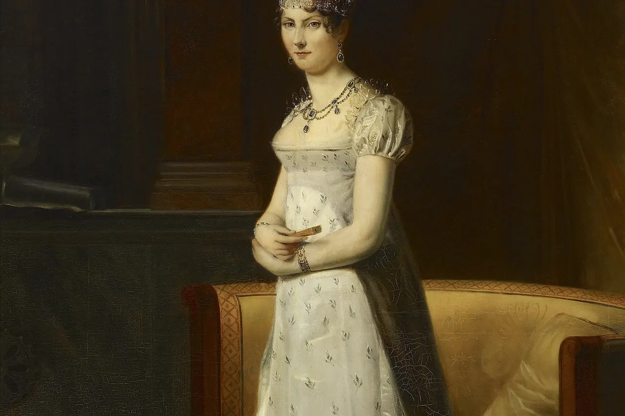 Portrait of Stéphanie de Beauharnais (1789-1860) label QS:Len,"Portrait of Stéphanie de Beauharnais (1789-1860)"