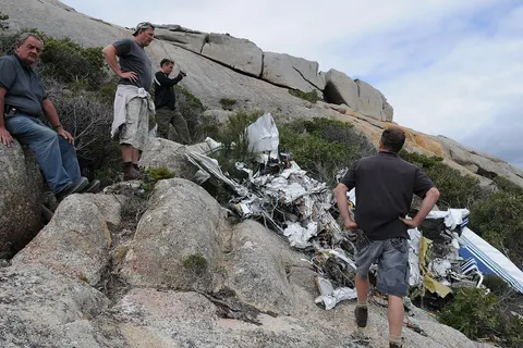 Plane Wreck on Mount Killiecrankie Flinders island