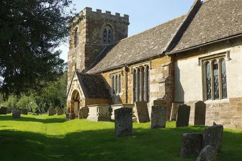 Brooke Church. The tower of St Peter's Church is 13th century although the crenellated top was added later. The rest of the church, however, was extensively rebuilt in Elizabethan times - an era when church building was a rarity. It is believed that this came about because Sir Andrew Noel, who acquired the former monastic property in Brooke, decided to restore the village church at the same time as he was building Brooke House.