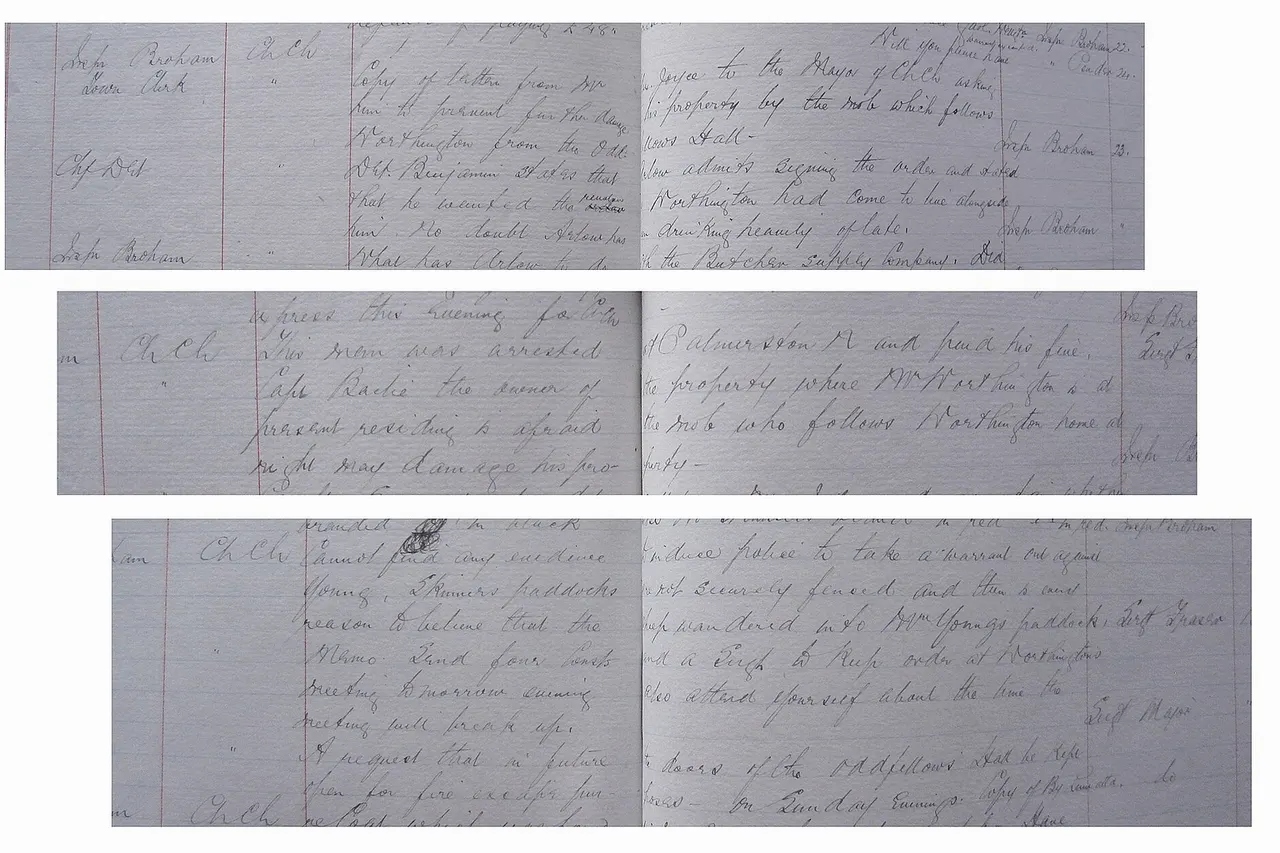 When Arthur Bently Worthington embarked upon his return voyage to Christchurch from Tasmania in 1897, he must have been aware that his arrival there was unlikely to be accompanied by the same degree of fanfare and enthusiasm that greeted him when he first set foot in the city, in 1890. In December 1895 the ‘tall and handsome’ American with ‘steel-blue greyish and expressive eyes’, whose real name was Oakley Crawford, had suddenly departed Christchurch, having spent the previous five years in residence there building up and ministering to his flock of acolytes, the ‘Students of Truth’, converts to his new religion. In reality, the charming Worthington was a notorious confidence trickster, having previously travelled the length and breadth of the United States bigamously marrying and swiftly defrauding the many wealthy women who crossed his path – abandoning them, and any children that he may have fathered along the way. His liaison with Mary Plunkett, the ‘wife’ who accompanied him to New Zealand in 1890, was the first to diverge from this pattern. Worthington met Mary, the editor of a Christian Science journal and wife of a notable businessman, in New York in 1889, whilst posing as a faith-healer for the sect, and quickly won her over. It wasn’t long before the two, accompanied by her two children, fled America, as Mary’s former husband had begun to unravel Worthington’s shameful and shocking past. In Mary, Worthington had found a woman whose charisma and beauty perfectly complemented his own, and hoards of Christchurch residents soon fell prey to their peculiar brand of proselytisation. Many in Christchurch willingly parted with their cash, and in some cases even mortgaged their homes, to further the religion, and to furnish the couple’s lifestyle. This extended even to the erection of a magnificent columned edifice, the Temple of Truth, in Latimer Square in 1892 (and the lavish private residence attached to it for the couple), within which Worthington preached his self-styled revivalist ‘rational form of Christianity’ to large congregations several times a week, and his insights into reincarnation and sexology for a smaller, more select audience. It was the latter that provoked an outcry – the Methodists first, and then the other denominations expressed their moral outrage at Worthington’s doctrine of free love, and as details of his sordid past started to emerge, and whispers grew about the sexual ‘goings on’ within the group, things began to heat up for him. Creditors were soon seeking financial reparation in the courts from Worthington for bad loans, a schism occurred within the group which culminated in Mary leaving Worthington (historian Geoffrey Rice in Christchurch Crimes and Scandals 1876-99 speculates that this was likely on account of Worthington’s sexual promiscuity - he quickly moved on and ‘wed’ a young parishioner, however), and New Zealand authorities moved to have him extradited by the United States. No wonder then that he fled for Australia at the close of 1895. What is more surprising is his decision to return in 1897 – presumably to have ‘another crack’ at the citizenry of Christchurch via a series of lectures at the Oddfellows’ Hall in September. During his third lecture, on 26 September, an angry crowd thought to number 6000 amassed in the street outside the building; the police found themselves unable to placate the mob and felt that they needed to read the Riot Act – doing so for the first time in Christchurch’s history. In 1899, Worthington finally made a permanent departure from New Zealand – though the events in Christchurch didn’t deter him from continuing his life of crime, and he died in prison in New York in 1917. Entries in the Police Communications Book, such as those pictured, record the frantic attempts of the police to prepare for and contain the anger on the streets of Christchurch. Archives New Zealand’s Christchurch Regional Office holds a wealth of historical material relating to the Canterbury and Westland areas, and this book can be viewed in person in our Christchurch Reading Room. Archives New Zealand/Te Rua Mahara o te Kāwanatanga Christchurch Regional Office [Archives Reference: CH439/26].