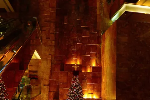 Trump Tower New York 2014 Lobby Christmas Tree