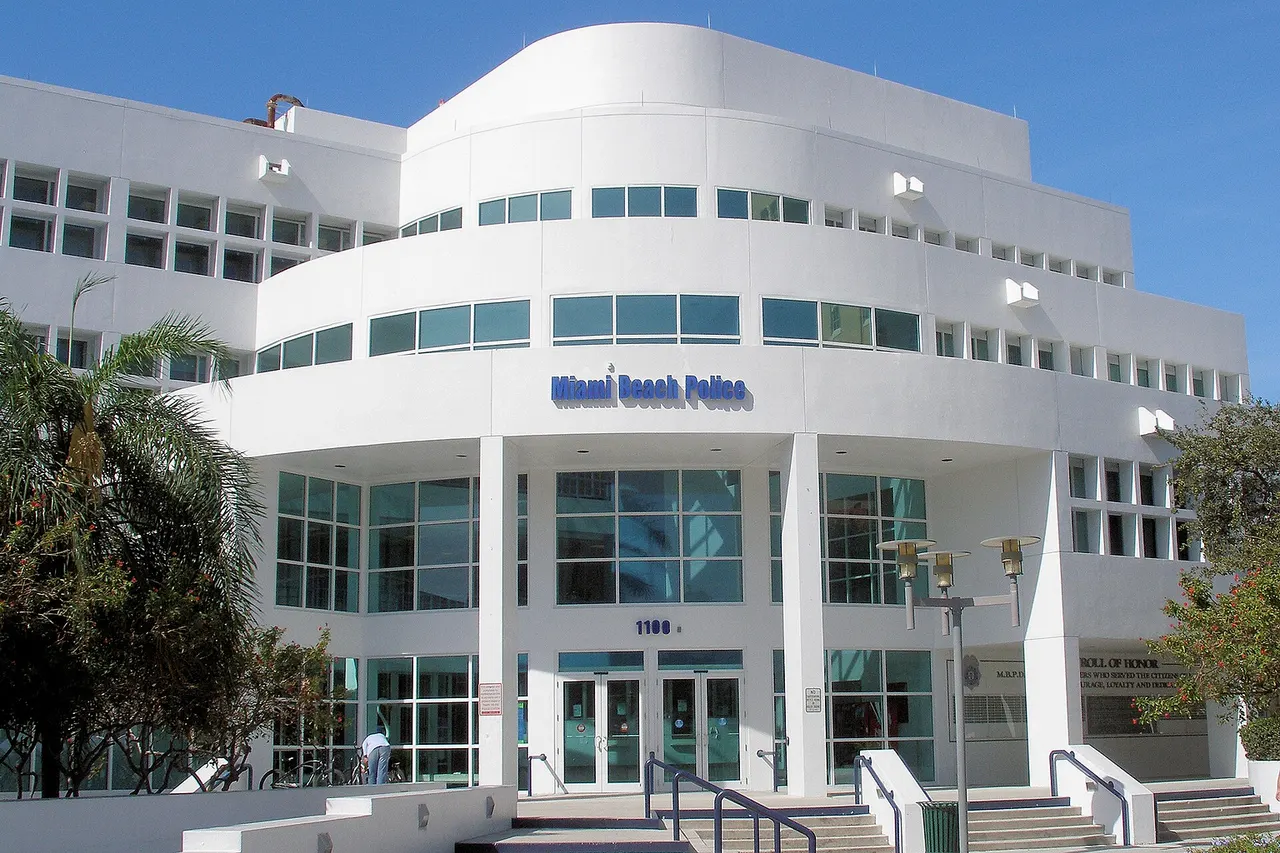 Miami Beach Police Department headquarters in Miami Beach .