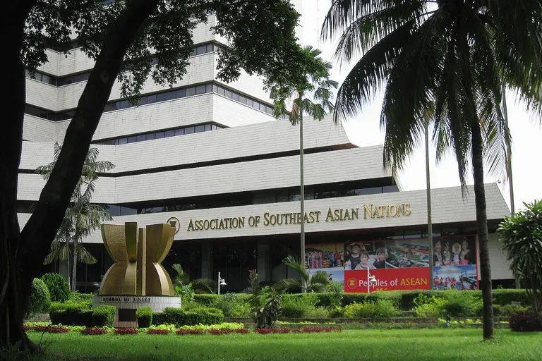 The Headquarters of Association of Southeast Asia Nations (ASEAN) in Jalan Sisingamangaraja No.70A, South Jakarta, Indonesia.