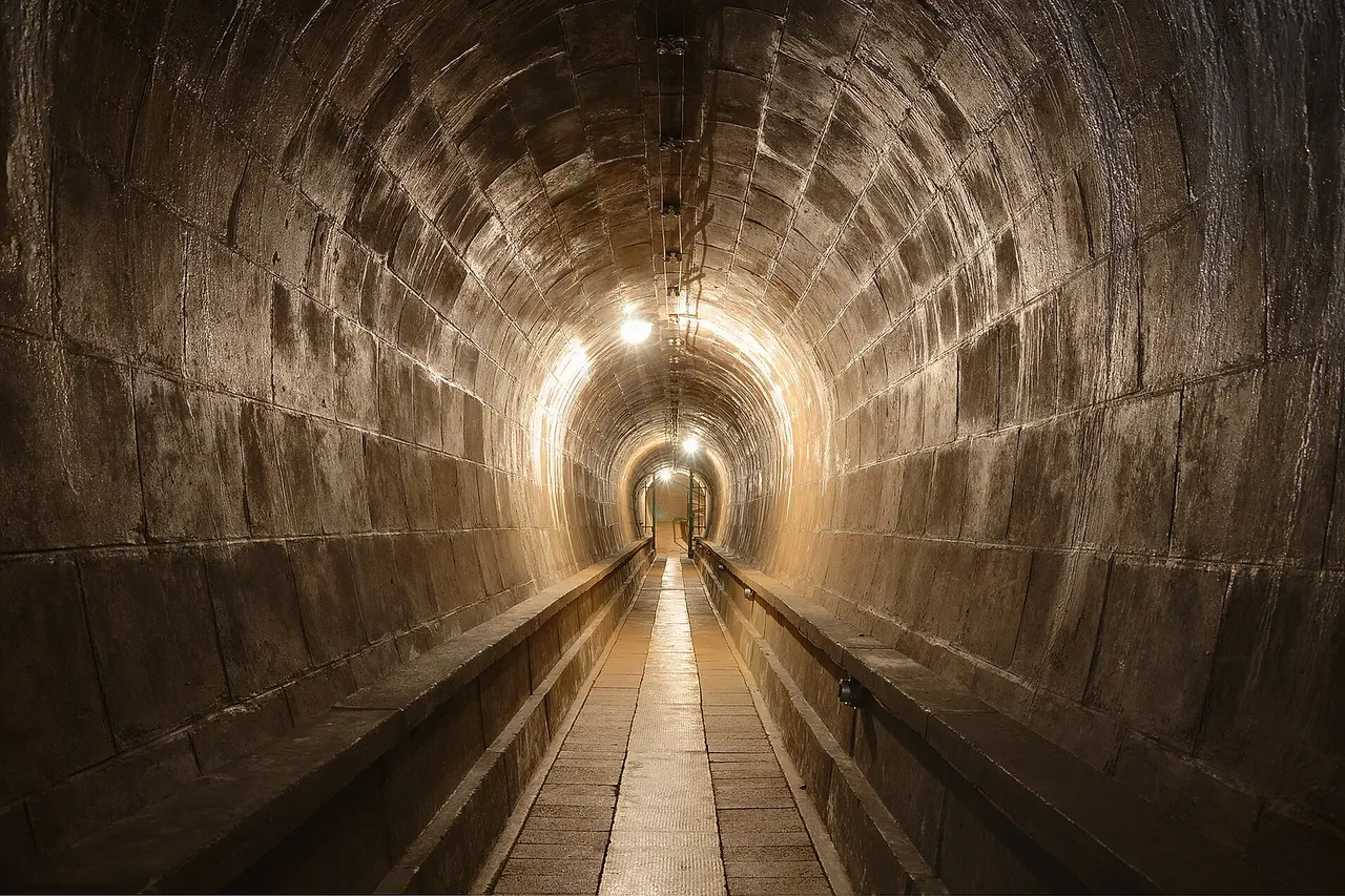 Tunnel in Fort de Mutzig , France