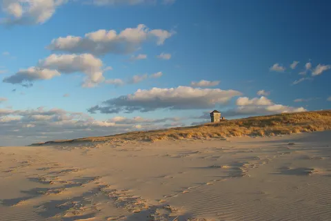 Cape Cod beach at sunset, Race Point Beach