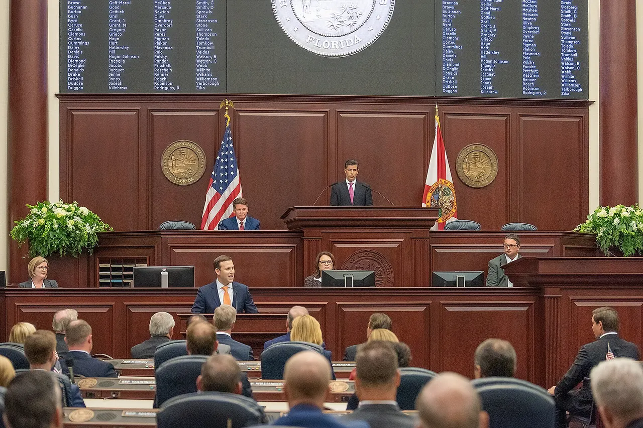 Rep. Chris Sprowls, R-Palm Harbor, offers remarks to the House Republican Conference after being elected Republican Leader-designate and assuming the title of Speaker-designate on September 17, 2019