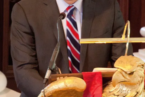 Congressional candidate Seth Moulton speaking in 2011.
