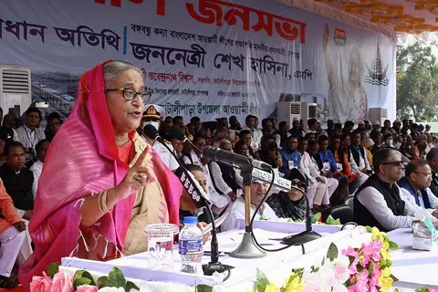 Sheikh Hasina in Gopalganj Kotalipara, 2023