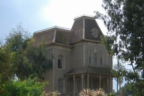 The set of the 1960 Hitchcock's movie Psycho at the Universal Studios Hollywood, California, USA