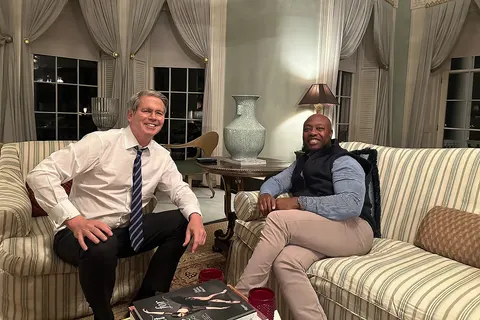 Senator Tim Scott meeting with Scott Bessent, President-elect Donald Trump’s choice for Treasury Secretary.