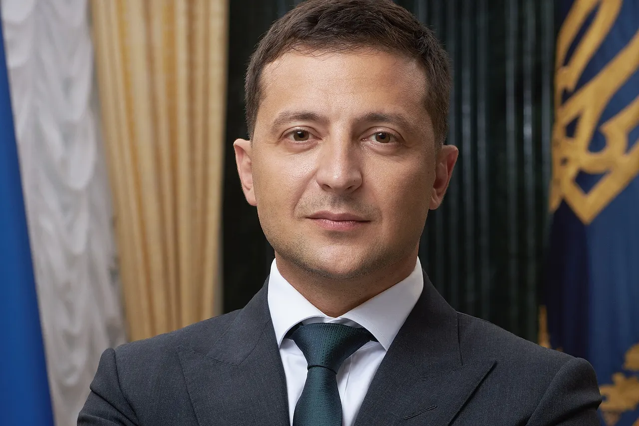 Official portrait of Volodymyr Zelenskyy .