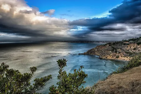 Rancho Palos Verdes seascape, on the Palos Verdes Peninsula . "Got lost on my way to an appointment so i pulled over and took a picture."