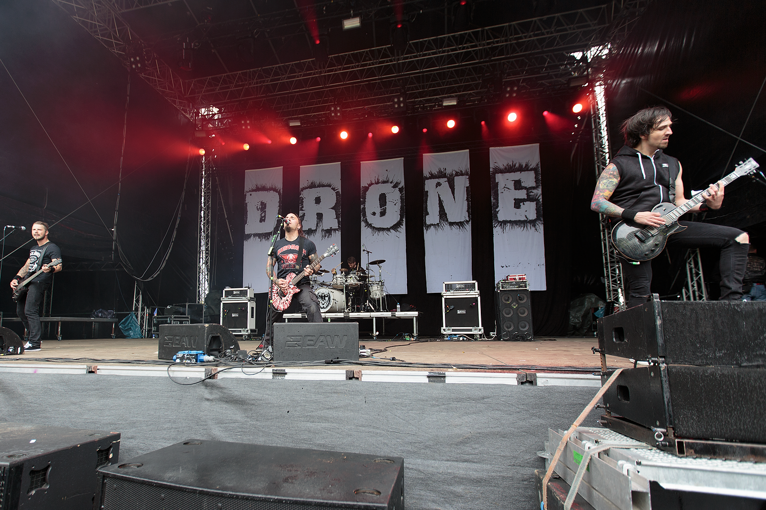 Drone at the Hexentanz Festival 2015 in Losheim, Germany.