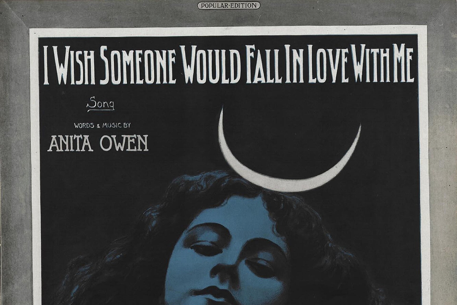 "Words and music by Anita Owen"; "Popular edition"; The inside front cover a publisher's advertisement with excerpt and cover image from Honey-land, by Henrietta Blanke-Belcher; The back cover a publisher's advertisement with excerpts and cover images from "big song hits by Williams and VanAlstyne": Golden arrow, and I used to be afraid to go home in the dark now I'm afraid to go at all; The color represented in the digital image may differ significantly from the original and may not contain annotations. For annotation information, please contact Music Services.