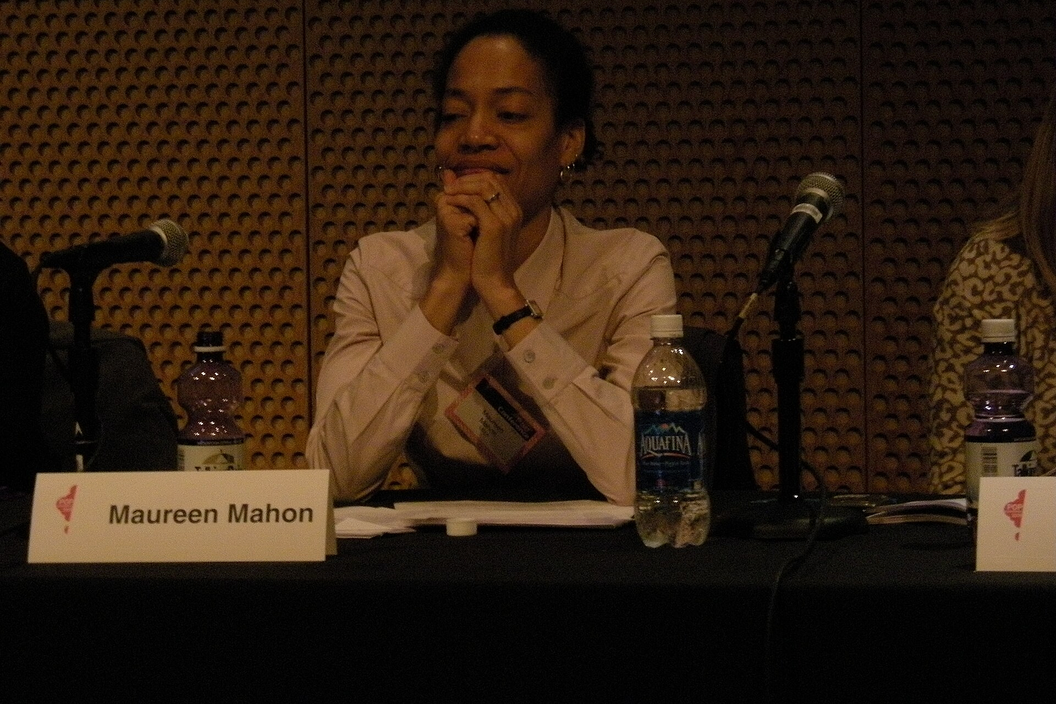 Maureen Mahon (associate professor of anthropology at UCLA, music historian) on the panel Spectacular Diva Excess at the 2009 Pop Conference, Experience Music Project, Seattle, Washington.