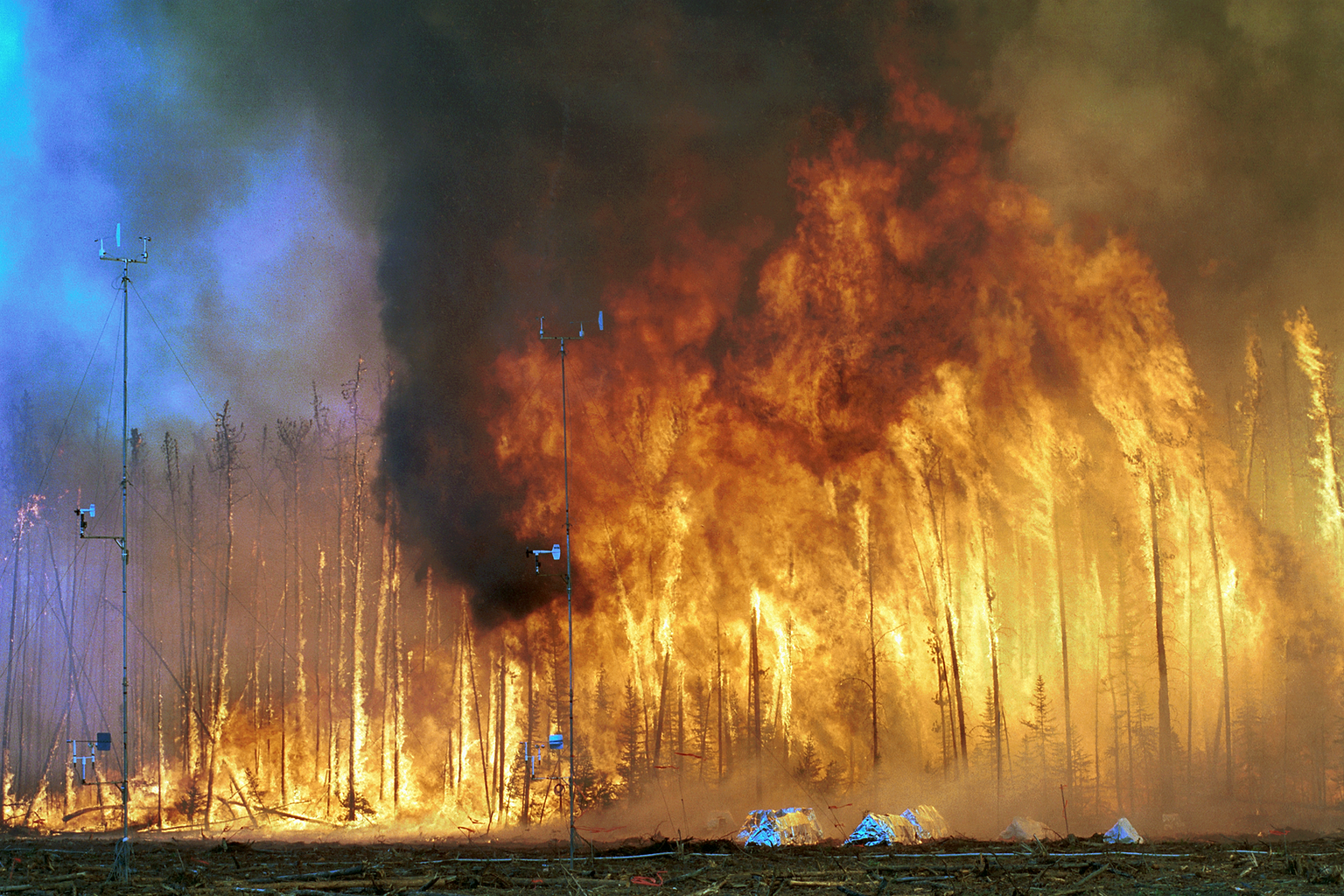Northwest Crown Fire Experiment, Northwest Territories, Canada