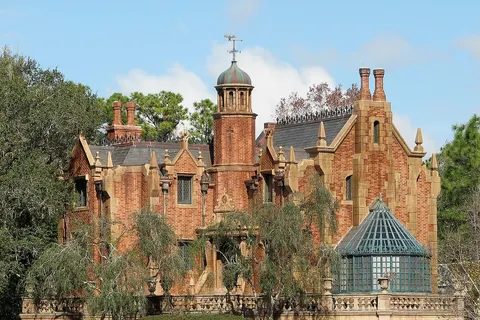 The Haunted Mansion at the Magic Kingdom in Florida.