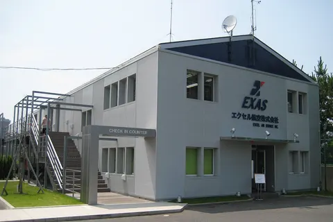 Excel Air Service Urayasu Heliport, Urayasu Chiba city Japan