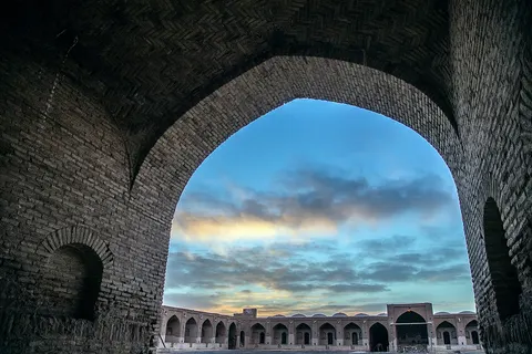 This is a photo of a monument in Iran identified by the ID