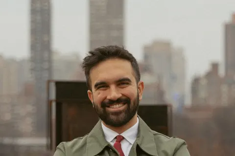 New York State Assemblymember Zohran Mamdani photographed in Assembly District 36, photographed by Kara McCurdy
