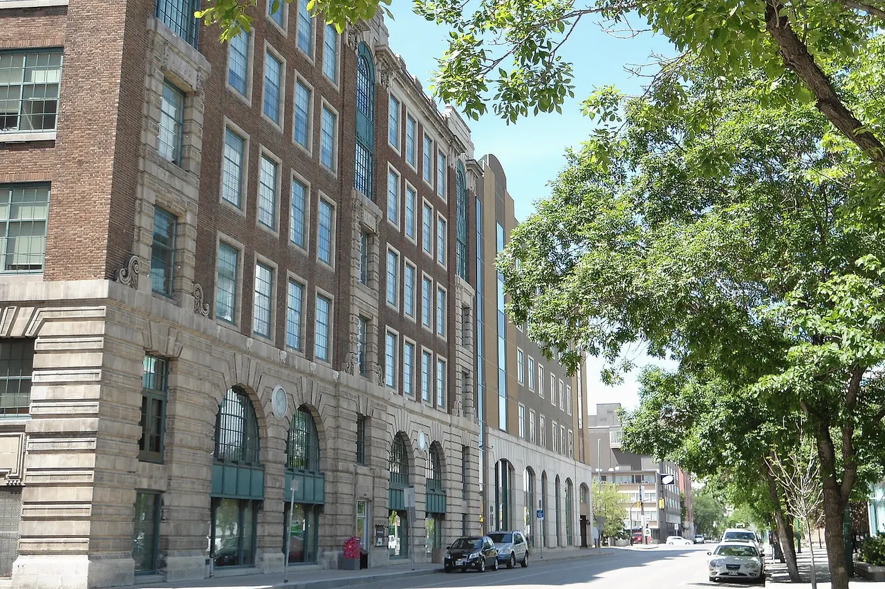 The building which houses the Winnipeg Free Press