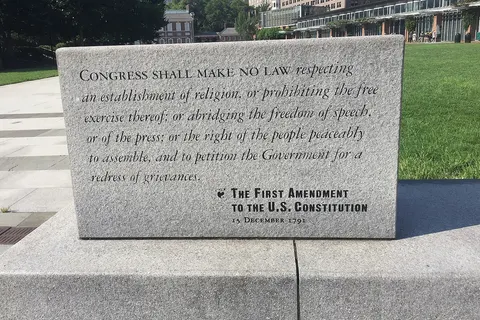 First Amendment to the U.S. Constitution in Philadelphia