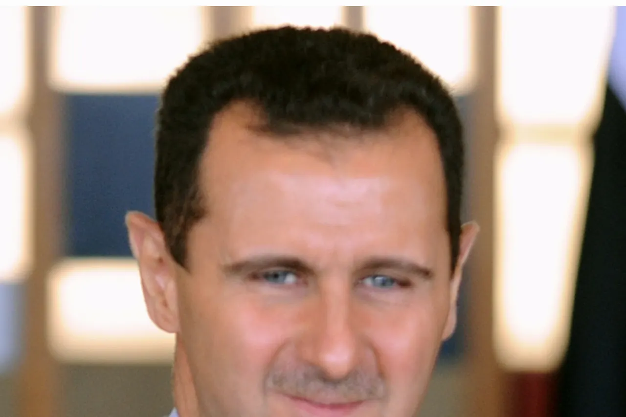 O presidente da República Árabe Síria, Bashar al-Assad , sendo recebido no Itamaraty pelo presidente Lula .