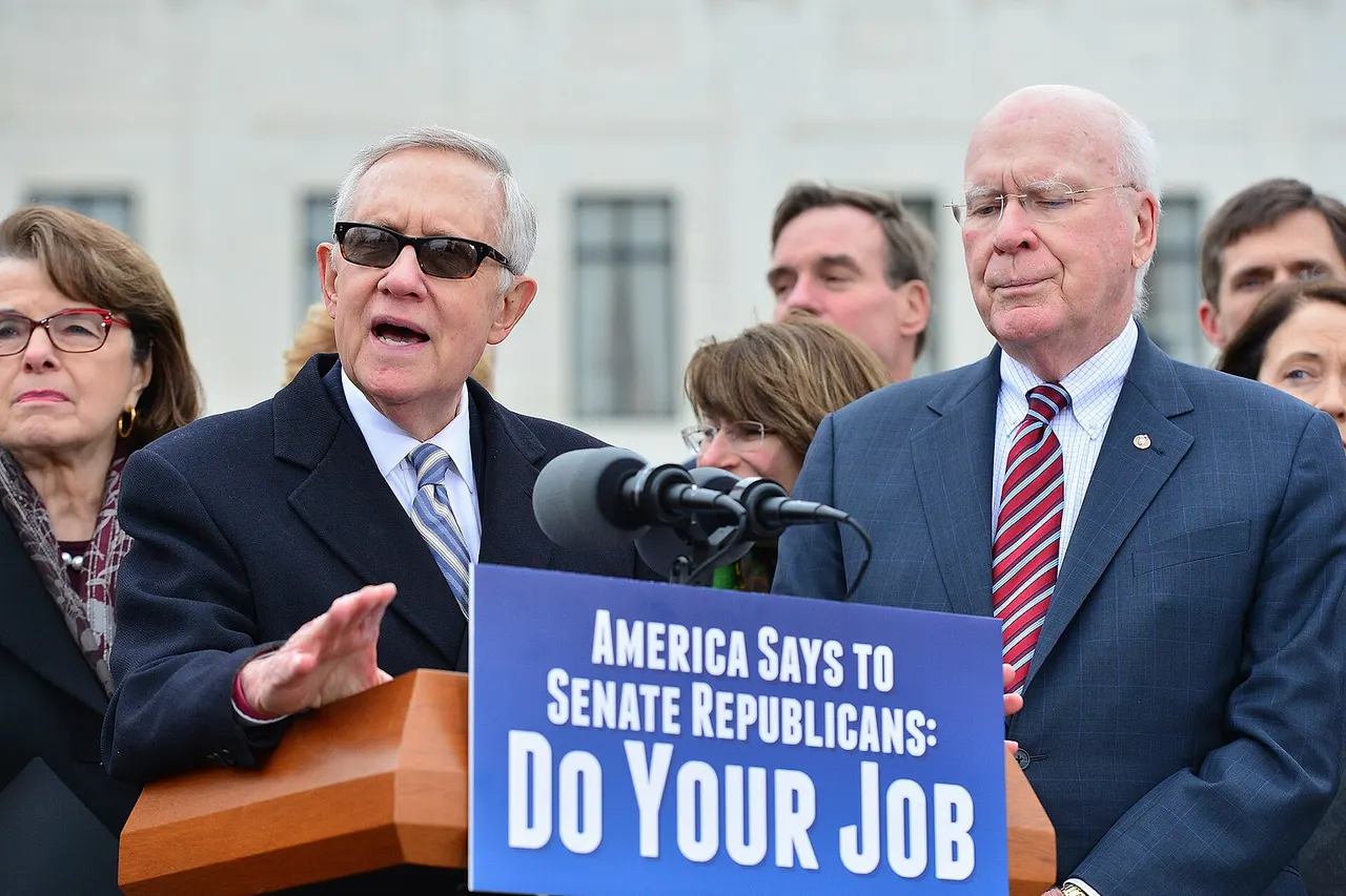 STANDING IN FRONT OF THE SUPREME COURT OF THE UNITED STATES, THE SENATE DEMOCRATIC CAUCUS WILL DEMAND THAT REPUBLICANS DO THEIR JOB, STOP IGNORING THE CONSTITUTION & COMMIT TO MEET WITH THE PRESIDENT’S SCOTUS NOMINEE & HOLD HEARINGS & A VOTE