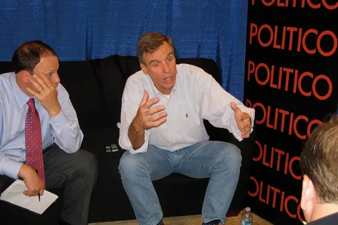Mark Warner with Politico