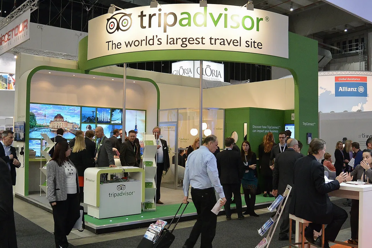 Stoisko portalu tripadvisor podczas ITB Berlin 2014.