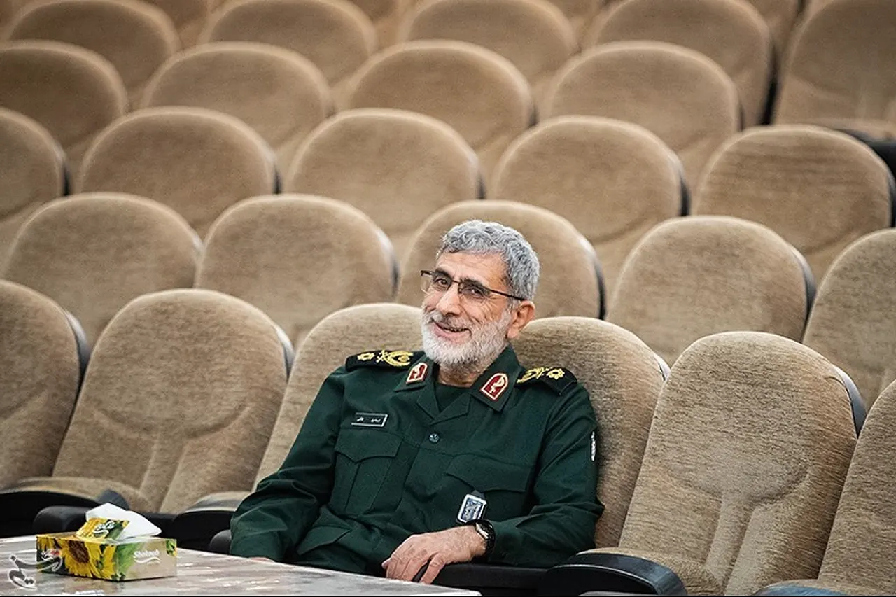 Brig. Gen. Esmail Ghaani in New IRGC commanders hail and farewell.