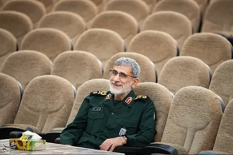 Brig. Gen. Esmail Ghaani in New IRGC commanders hail and farewell.