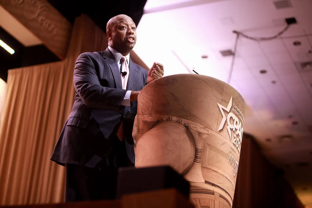 Tim Scott speaking at CPAC 2014 in Washington, DC.