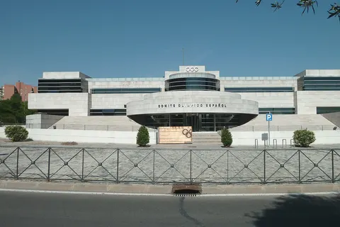 Headquarters of the Spanish Olympic Committee (C.O.E.), in Madrid .